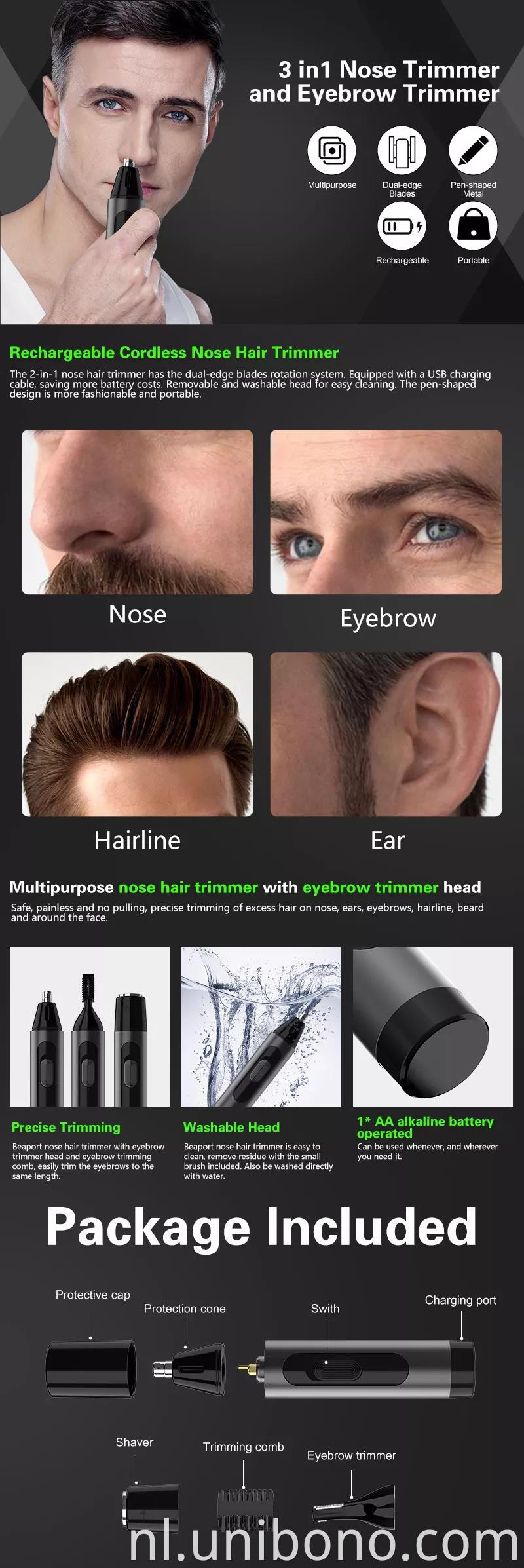 Ear and Nose Hair Trimmer-7111